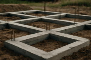 Fundamenty ławy fundamentowe pod dom jednorodzinny