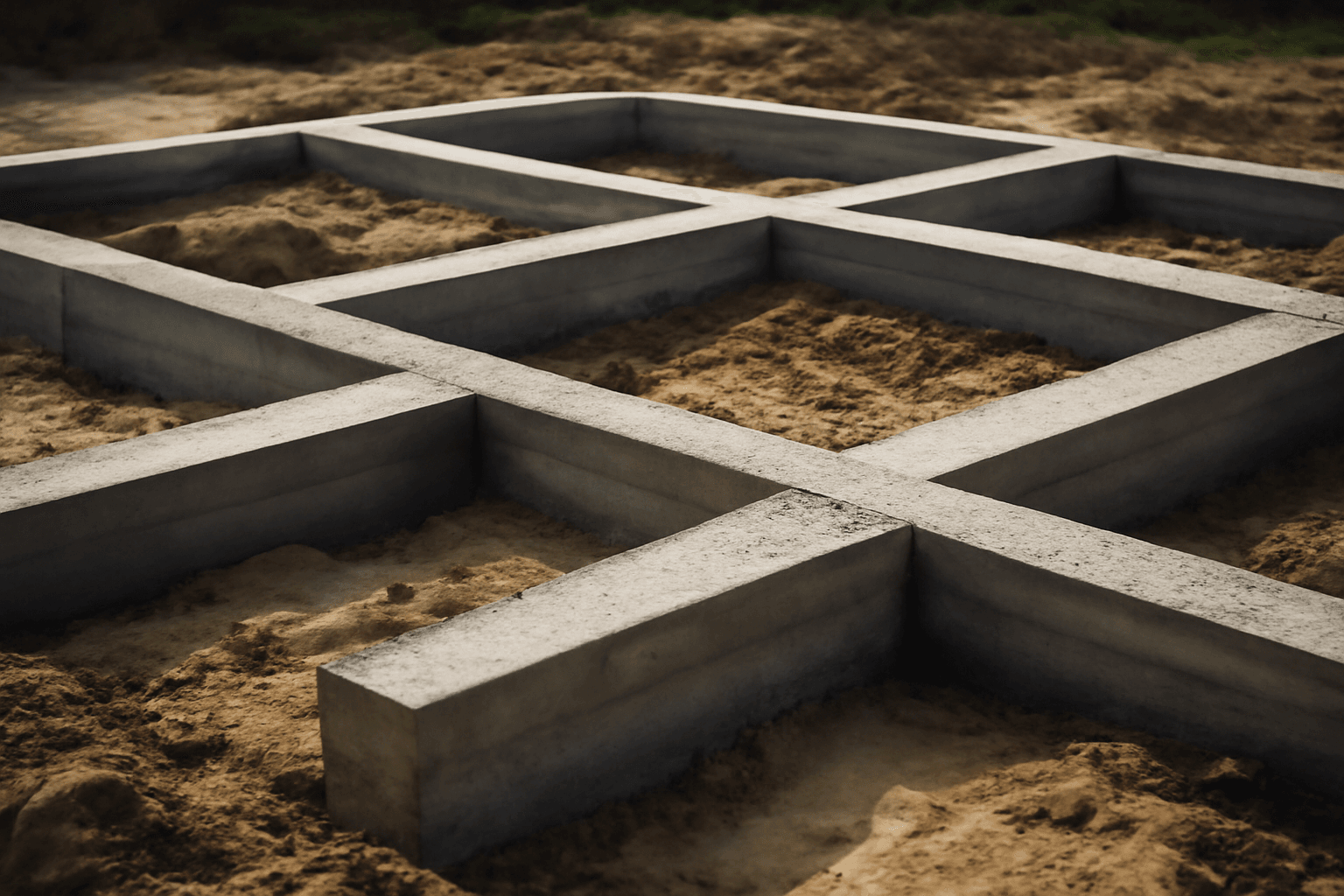 Fundamenty ławy fundamentowe pod dom jednorodzinny