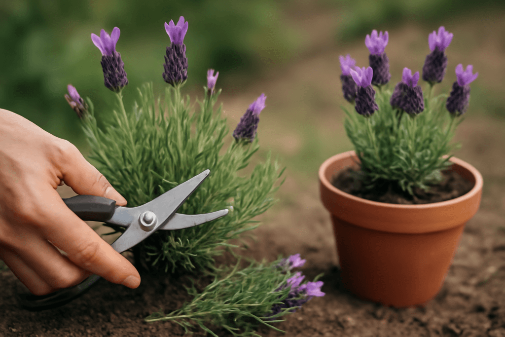 Lawenda francuska cięcie i sadzenie Polska