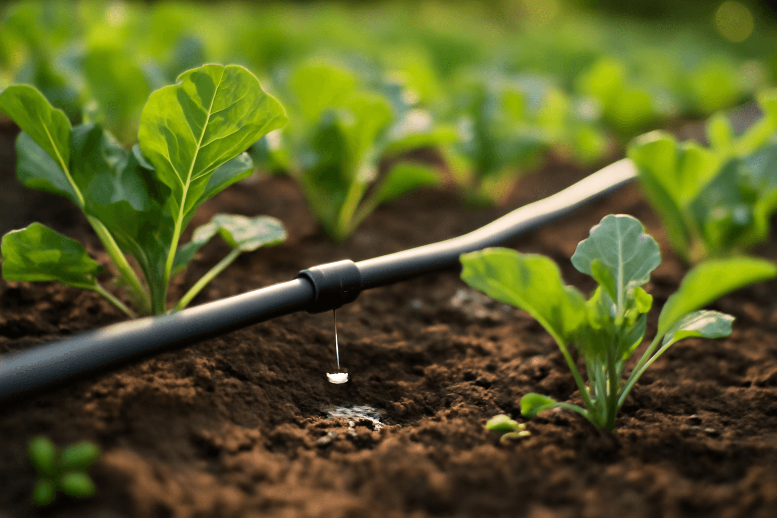 Nawadnianie kropelkowe ogrodu warzywnego