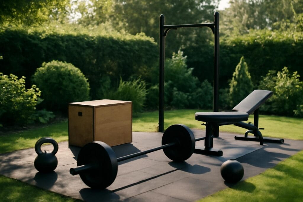 Aranżacja strefy fitness w ogrodzie