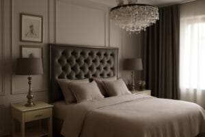 Sypialnia w stylu glamour – aranżacja krok po kroku