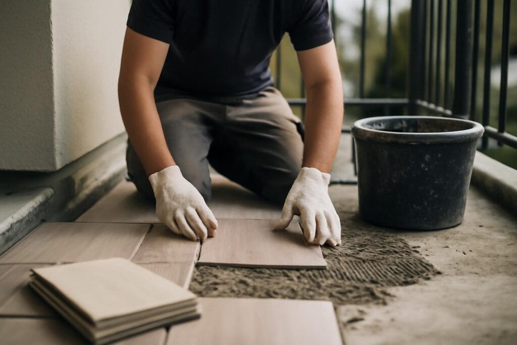 Układanie płytek na balkonie: dobór materiałów i montaż