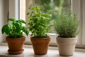 Uprawa ziół na parapecie przez cały rok